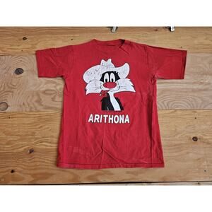 Cowboy Sylvester Arithona Arizona T-Shirt Red Sz M 1980s